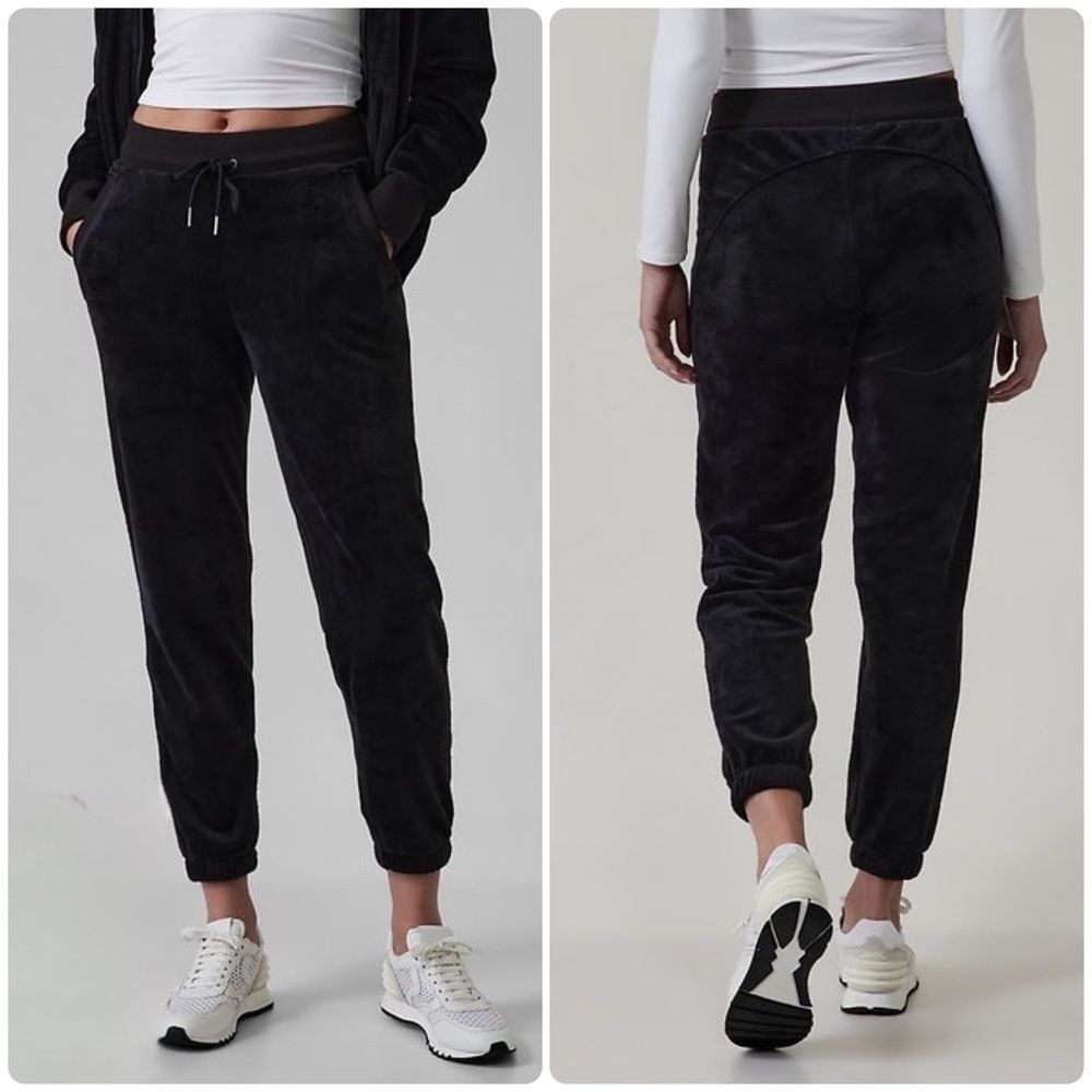 ATHLETA Cozy Karma Recover Jogger Black Size XL